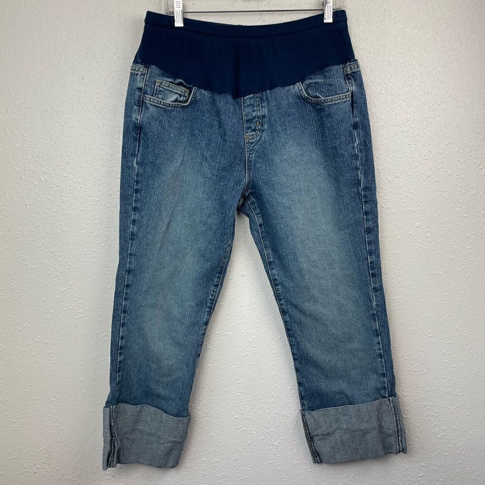 Motherhood Cropped Maternity Jeans Size M